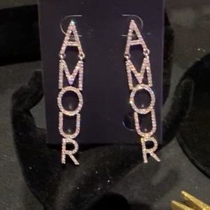 Amour Rhinestone Earrings